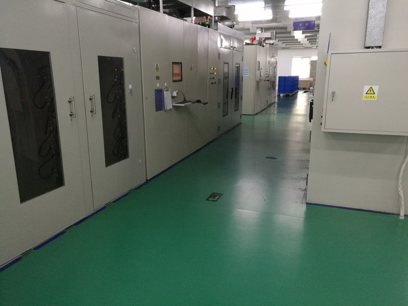 Industrial flooring used in Electronic New Energy Factory